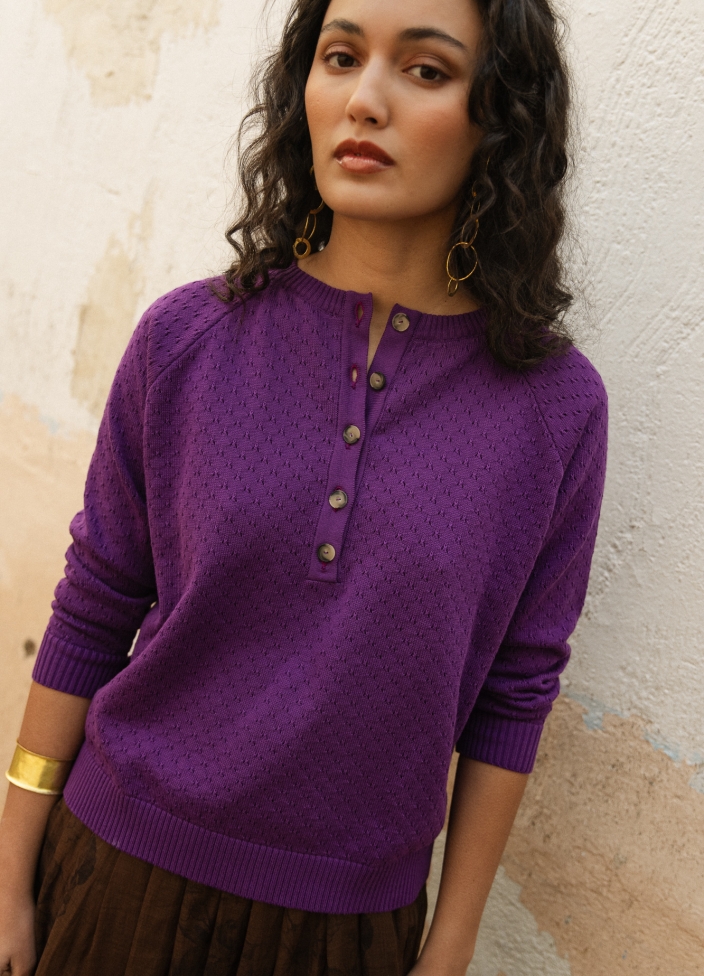 PREVENTA morelia jumper púrpura